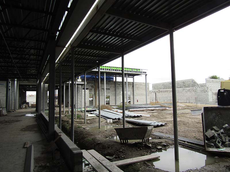 Construction photo, see caption