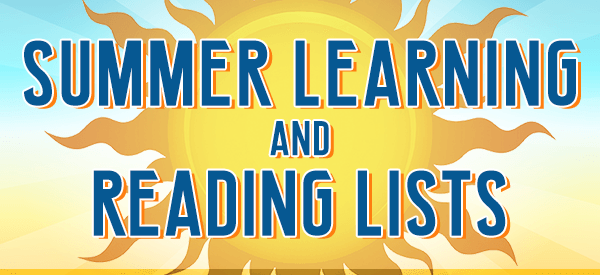 Summer Learning and Reading Lists